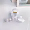 Novo Estilo Presilha de Cabelo Cauda de Peixe com Fita e Pérolas, Tamanho Médio, Super Estilo Fada, Presilha Tubarão, Fresca e Versátil, para Penteados Meio Presos e Coques