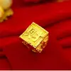 Chapado en oro de Vietnam anillo de la fortuna de oro real anillo dominante generoso para hombre anillo transmisión en vivo comercio electrónico suministro al por mayor
