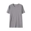 Nova Camiseta Masculina de Verão Lanjing Modal Manga Curta Fina para Casa Casual Externa Absorvente de Suor Respirável Gola Redonda