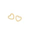 Pendientes de botón Love, pendientes de botón 925, estilo dulce para mujer, diseño simple, sentido de la moda, celebridades de Internet, pendientes de verano en forma de corazón.