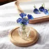 Cristalería Zibo Flores Eternas Puras Hechas a Mano, Rosas, Flores Artificiales, Arreglos Florales, Adornos de Jarrón de Cristal, Decoración de Escritorio de Oficina