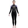 Traje de Neopreno de 3mm para Mujer de una Pieza de Manga Larga y Pantalón Espesorado Traje de Snorkel Natación en Invierno Surf a Prueba de Frío Traje de Buceo