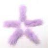 Bola de Pelo de Visón Real 3*7cm Pajarita Pompones de Visón Bola de Pelo de Conejo Accesorio para el Cabello de Lazo DIY con Elementos de Estilo Nacional