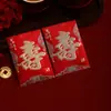 2026 Ano do Cavalo Nova Bolsa Envelope Vermelho Criativa de Alto Padrão com Folha de Ouro e Glitter para o Ano Novo Festival da Primavera