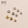 Chapado en oro de plata S925 con posicionamiento de silicona cuentas de burbuja fijas accesorios de joyería DIY cuentas sueltas cuentas de burbuja Q0424