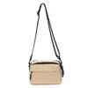 Bolsa Transversal Ombro Único de Grande Capacidade com Design de Nicho Feminino Estilo Novo de Comércio Exterior Quadrada Pequena Casual Leve Japonesa e Coreana