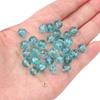 Cuentas redondas trituradas de jade de vidrio de 8 mm, cuentas de palomitas de maíz con grietas de hielo, hechas a mano, joyería DIY, pulsera, collar, bolso, colgante, accesorios