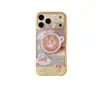 Capa de Celular Magnética Fosca Fofa Coelho de Sobremesa Maçã para iPhone 17Promax Adequada para 16Pro Camada Dupla 18Pro