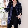Toma Real de Ropa para Mujer Tallas Grandes 2026 Primavera Nuevo Estilo Moda Holgada Adelgazante Retro Lunares Blusa para Mujer
