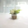 146 flor artificial hortensia planta en maceta adornos sala de estar comedor flor artificial planta verde bonsái decoración de escritorio ramo