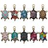 Colgante de Aleación Colorido con Gota de Aceite de Venta Caliente Transfronterizo con Estampado de Tortuga Marina Colgante DIY Pulsera Collar Accesorios de Joyería