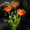 Luzes Decorativas de Jardim LED de Três Cabeças à Prova d'Água para Exterior Alimentadas por Energia Solar, Luzes de Gramado, Transfronteiriço