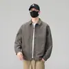 Nueva colección de primavera/otoño para hombre de alta gama, ligera, versátil, cómoda, moderna y elegante: una chaqueta fresca y chic con cuello de solapa