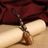 Chaveiro Pingente de Carro Sandalwood One Bucket of Gold para Homens e Mulheres Corrente Criativa para Celular Cordão Pingente de Chaveiro