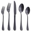 Juego de cubiertos de acero inoxidable Amazon transfronterizo 1010 mate cuchillo de carne tenedor cuchara cinco piezas principales