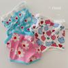 N039 roupa íntima infantil outono e inverno atacado amor flor fofa meninas roupa íntima algodão triângulo boxer bebê roupa íntima