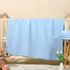 Manta de Gaze de Algodão de Bambu de Seis Camadas Cor Pura para Bebê Manta de Fibra de Bambu para Recém-Nascido Toalha de Banho Infantil para Jardim de Infância
