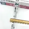 Nuevo encaje de lentejuelas de pedrería estilo pequeño fragante accesorios de cinta para sombrero joyería de boda 4.5CM de ancho ventas directas de fábrica