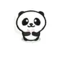 Bordado Computadorizado Desenho Animado Autoadesivo Pelúcia Panda Etiqueta de Tecido Patch de Bordado Acessórios para Roupas Patch DIY Aplique