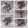 Rama de frijol vintage Bayas Flores artificiales transfronterizas Fabricante Flores falsas Plantas verdes Venta al por mayor Decoración de bodas Manualidades Estilo Ins