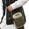 Bolso pequeño cuadrado de color sólido, estilo japonés simple, estilo informal, para hombre y mujer, bolso de hombro portátil, bolso bandolera, mini bolso