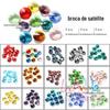 Diamante satélite de 14mm atacado diamante de formato especial cristal colorido pingente acessórios para roupas DIY material de contas para pulseira