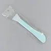 Pincel de Silicone Dupla Face para Máscara Facial, Raspador de Limpeza Facial, Aplicador de Máscara de Argila, Raspador Multifuncional para Cuidados com a Pele