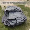 Tapa de alcantarilla Decoración Fibra de vidrio Escultura de piedra falsa Adorno Jardín Paisajismo Equipo de embellecimiento Tapa