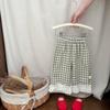 Pantalones de Verano a Cuadros de Pierna Ancha para Niñas Traje de Primavera y Otoño para Bebé Pantalones Antimosquitos con Encaje Empalmado Pantalones Versátiles y Modernos para Niños