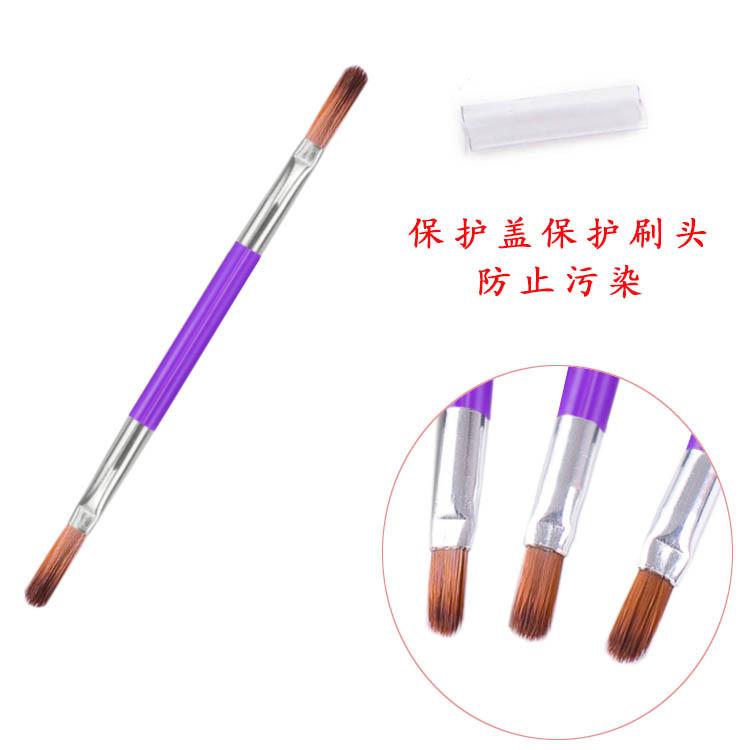 双头唇刷紫色5