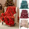 Papai Noel Elementos de Natal Flocos de Neve Múltiplos Estilos Tema de Natal Manta de Flanela Cobertor para Sofá Cobertor de Escritório para Soneca