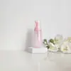 Frasco Espumador Cônico Transparente de 60ml para Pó Espuma Pet Frasco Espumador com Bomba Manual Frasco para Álcool em Gel Frasco para Mousse Dental Frasco Dispensador Portátil para Pasta