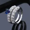 Anillos de Pareja de Moda Estilo Coreano, Mismo Estilo de Tiktok, Anillos Redondos de Cobre con Circonita en Forma de Corazón, Anillos para Mujer Transfronterizos, Venta Directa desde el Fabricante