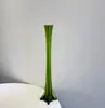 Jarrón Angosto de Vidrio Colorido Estilo Vintage Ins, Pieza Decorativa Hecha a Mano para Exportación