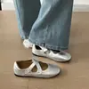 Sapatos Mary Jane Doces com Tiras Cruzadas para Mulheres, Estilo Novo da Moda para o Verão, Salto Baixo, Bico Redondo Baixo, Aumento Interno de Altura, Sapatos de Solado Macio