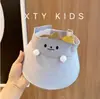 Chapéu de Pescador para Bebê Estilo Coreano Verão Malha Respirável Desenho Animado Super Fofo Chapéu de Sol para Bebê ao Ar Livre para Meninos e Meninas