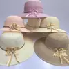 Sombrero de Paja de Ala Ancha Versátil de Verano para Mujer, Sombrero de Playa, Sombrero de Protección Solar, Sombrero de Sol de Paja