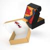 Caja de máquina voladora de color caja cuadrada corrugada de mensajería personalizada impresión a color spot caja de máquina voladora para ropa interior