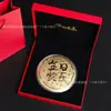 Moneda Grande Shuibei de Oro Puro Popular, Regalo para el Día de la Madre, Regalo Conmemorativo 520, Regalo de Cumpleaños, Regalo de Oro, Venta al por Mayor