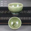 Taza de té de porcelana Zhongpan Jun, taza de té vintage hecha a mano, taza de degustación de té, taza individual, juego de té de Kung Fu, taza maestra