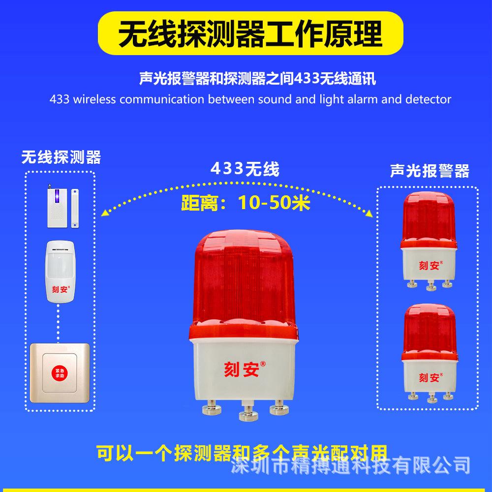 4G旋转声光报警器