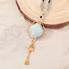Estilo Retro Brocado de Canción Ruyi Flor de Ventana Colgante DIY Nuevo Estilo Chino Accesorios a Juego Regalos Culturales y Creativos Colgante de Brocado de Canción