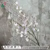 Arreglo floral artificial de orquídea para baile de bodas, orquídea de tallo largo con diseño de mariposa, flores artificiales al por mayor, materiales florales decorativos de alta calidad
