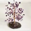 Árvore da Fortuna de Pedras de Cristal Naturais Artesanato Presente Decoração de Casa e Escritório Fabricante em estoque