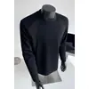 Sudadera de peso pesado, camiseta de manga larga deconstruida de corte holgado para hombre, adecuada para primavera y otoño, camiseta base de capa interior, estilo patchwork, hecha de algodón de alta calidad