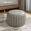 Taburete pequeño para uso doméstico, taburete redondo para sofá de sala, banco pequeño moderno, taburete bajo, reposapiés, taburete para cambiarse los zapatos en la entrada, cojín para asiento