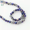 Venta al por mayor 10/12MM cuentas esféricas 32 caras pulsera accesorios de joyería coloridos color de alta temperatura cuentas de cristal multicorte