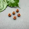 Cuentas redondas de piedra natural de 8 mm con agujero grande, cuentas sueltas con agujero pasante de 3 mm, para ensartar pulseras DIY, accesorios de manualidades para joyería hecha a mano