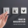 Gancho de pared de acero inoxidable 304 para comercio exterior transfronterizo, gancho individual para baño y cocina, gancho negro individual para abrigo sin taladro
