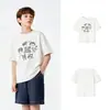 [Balaone] Balabala Roupas Infantis Camisetas Infantis de Manga Curta para Meninos e Meninas Verão 2026 Secagem Rápida Tendência Algodão Puro